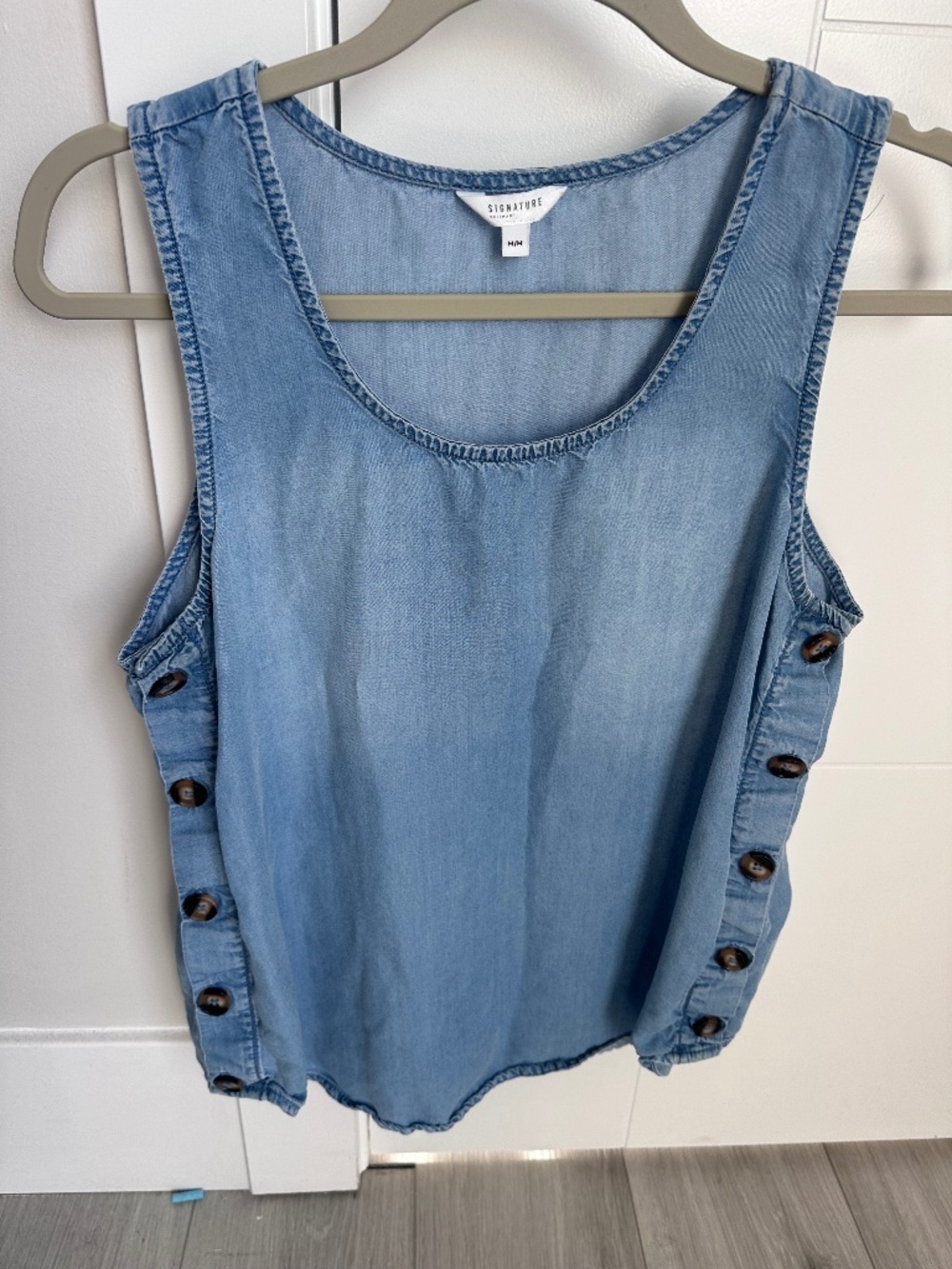Denim top